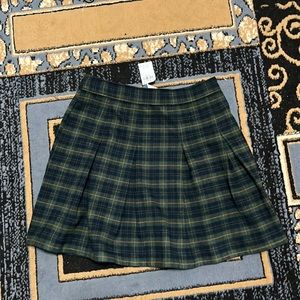 Hollister Plaid Pleated Skirt